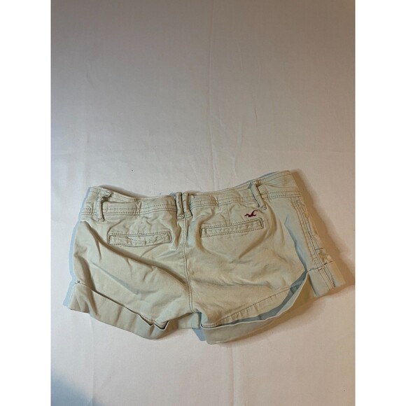 Hollister Shorts Womens Size 0 Y2K Chino Twill Stretch Summer Hot Pants Booty - Picture 4 of 4